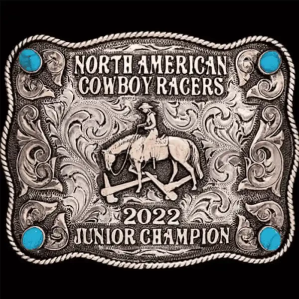 The Santa Clarita Custom Belt Buckle is a unique western buckle made of high quality german silver, copper and bronze. Customize this buckle design!